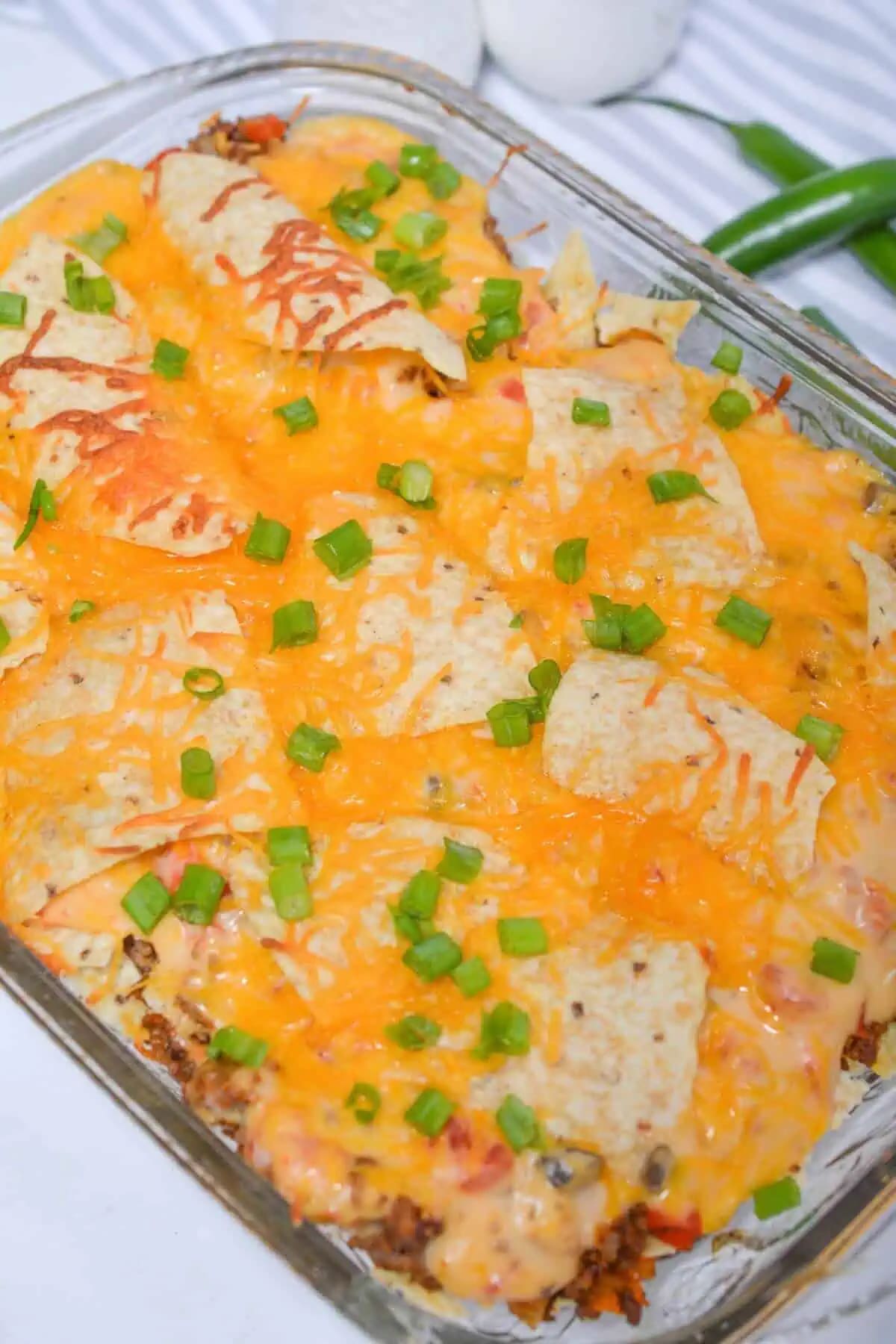 Tex Mex Casserole with Ground Beef