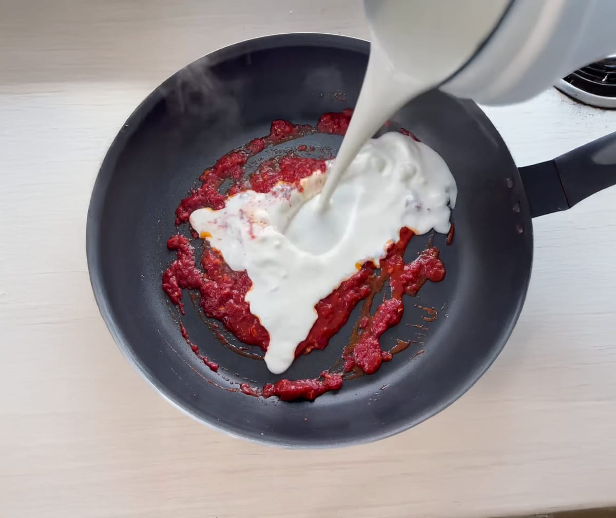 Snowflake Pasta with Vodka Sauce