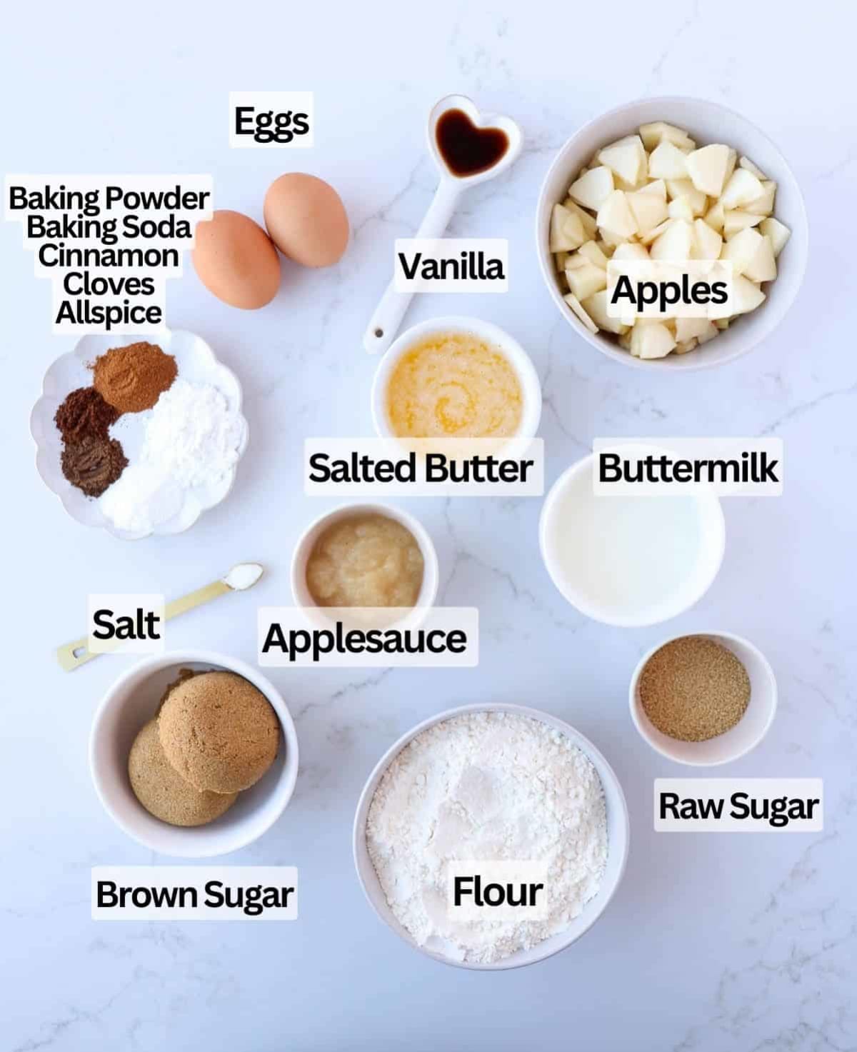 Easy Apple Spice Muffins (with applesauce)