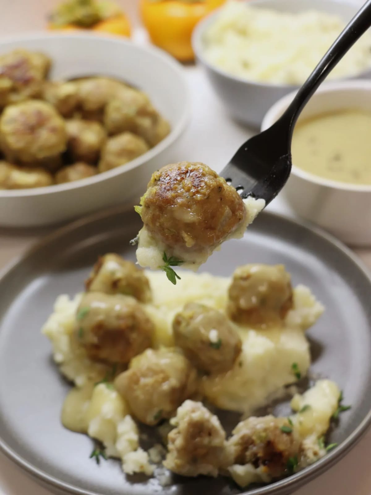 Thanksgiving Turkey Meatballs