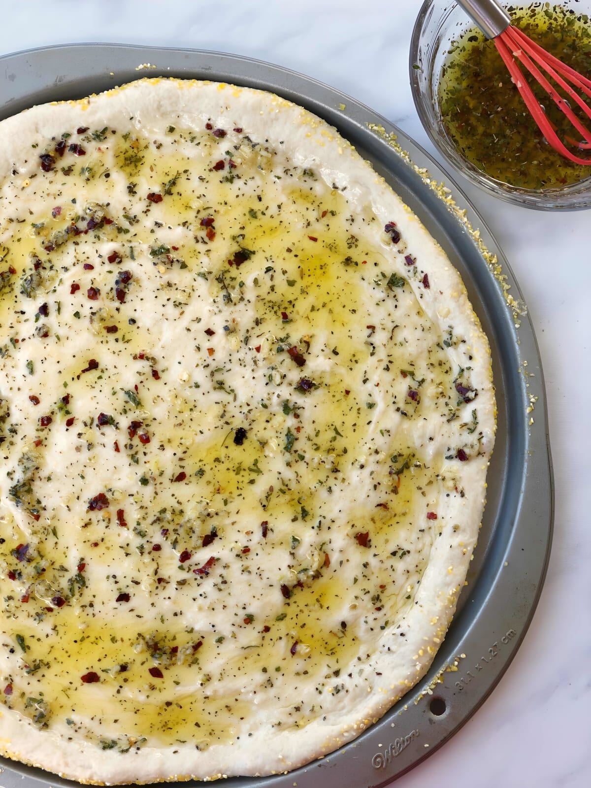 Summer Squash Pizza Recipe (2 pizzas)