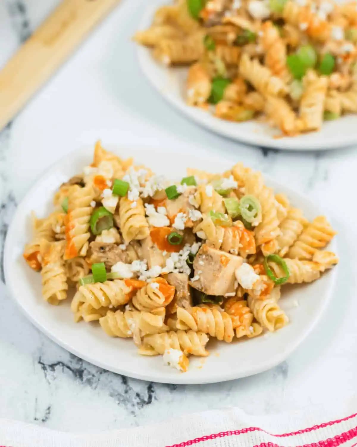 Buffalo Chicken Pasta Salad