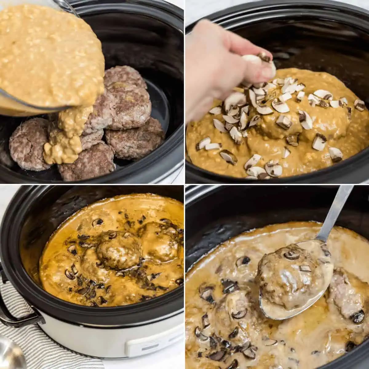 Crock Pot Salisbury Steak