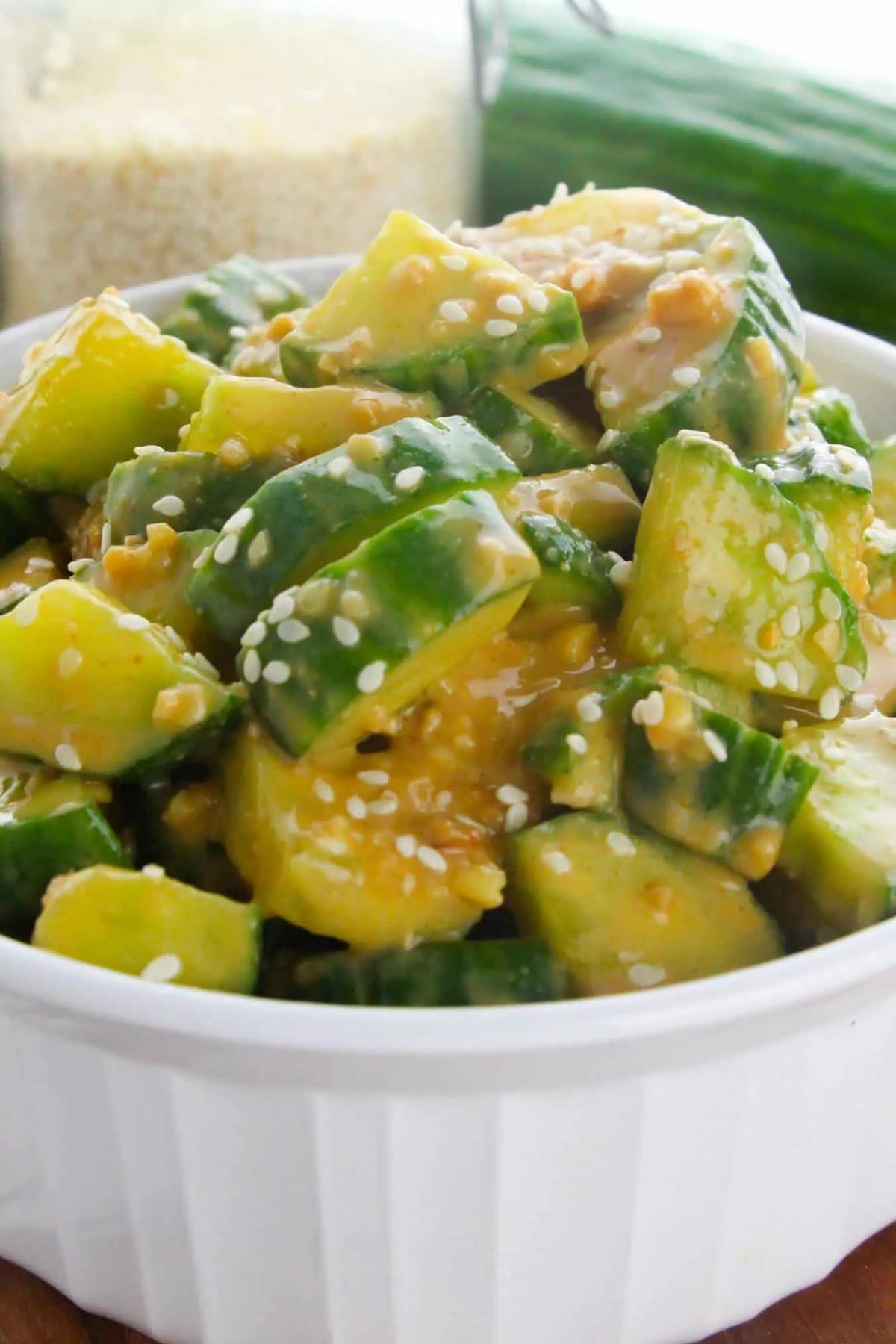 Asian Spicy Cucumber Salad