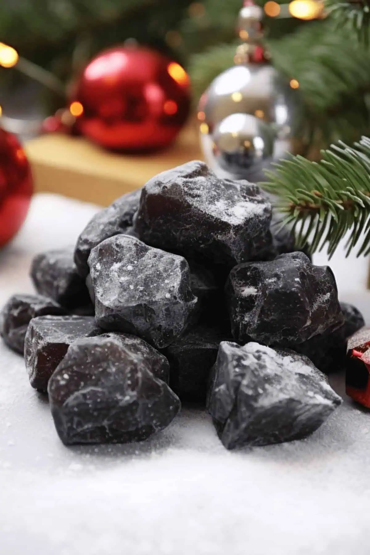 Santa’s Coal Candy