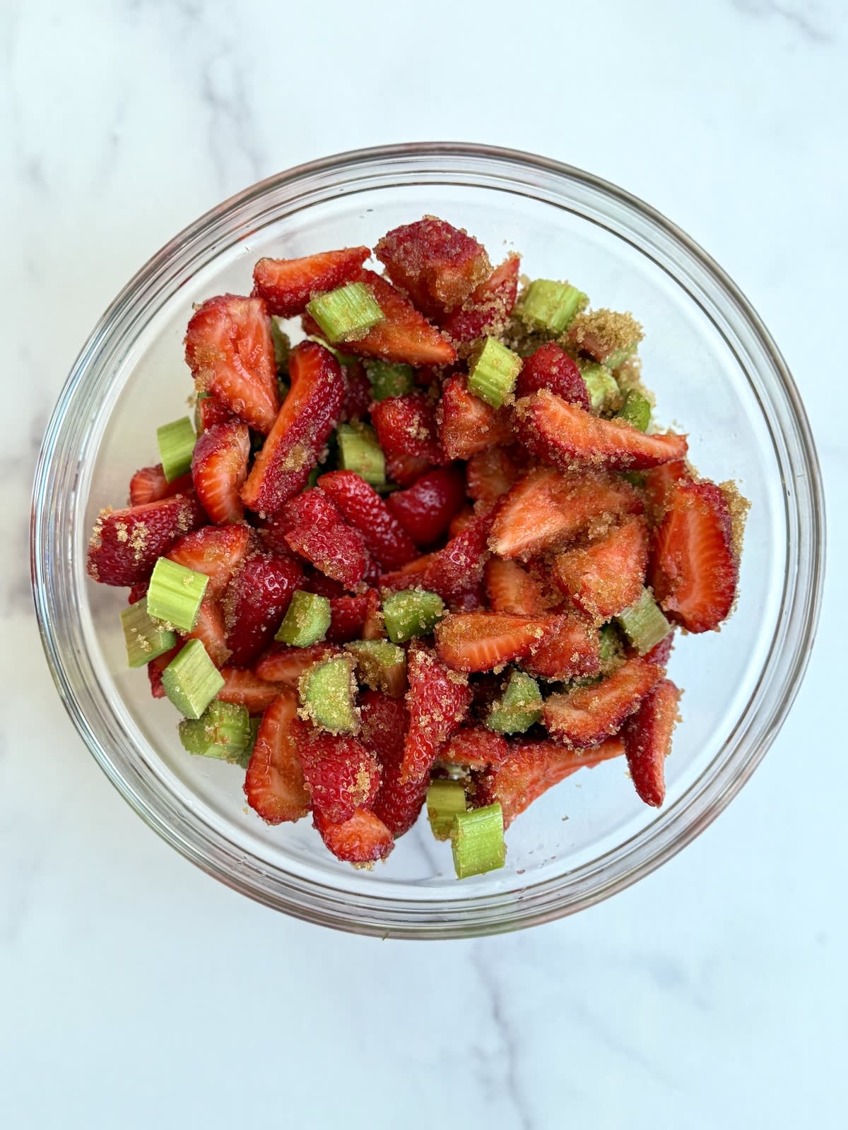 Strawberry Rhubarb Crumble