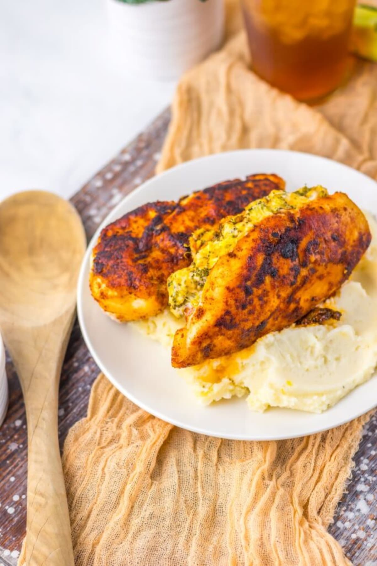 Broccoli and Cheese Stuffed Chicken