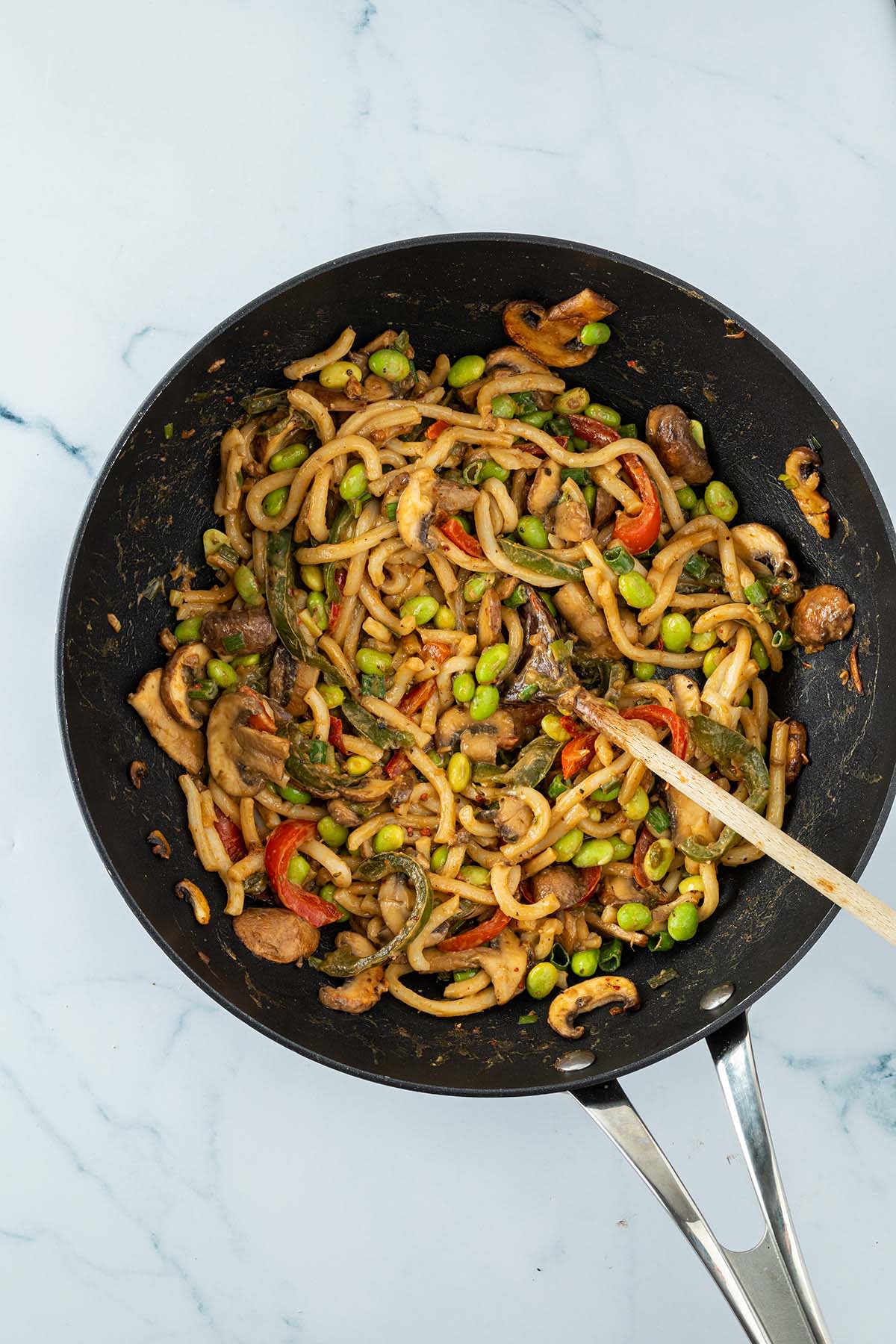 Asian One-Pot Pasta with Edamame