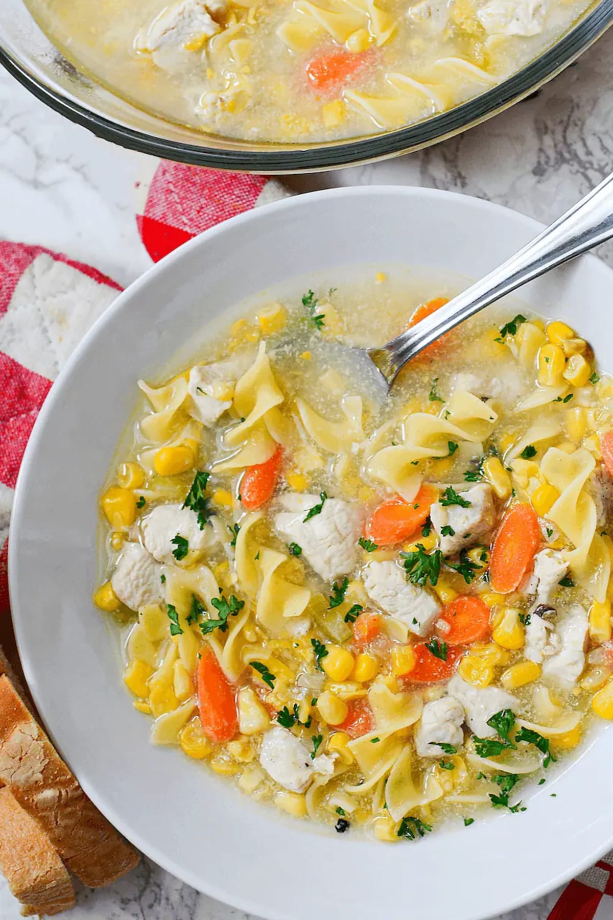 Chicken Corn Noodle Soup