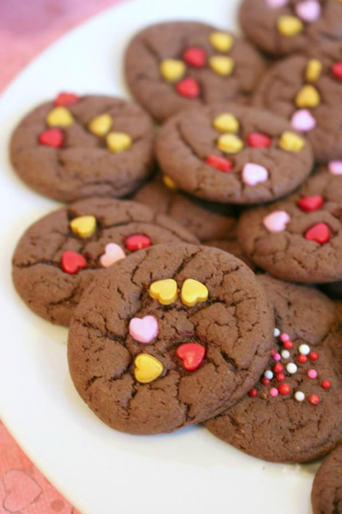 Valentine Cake Mix Sugar Cookies