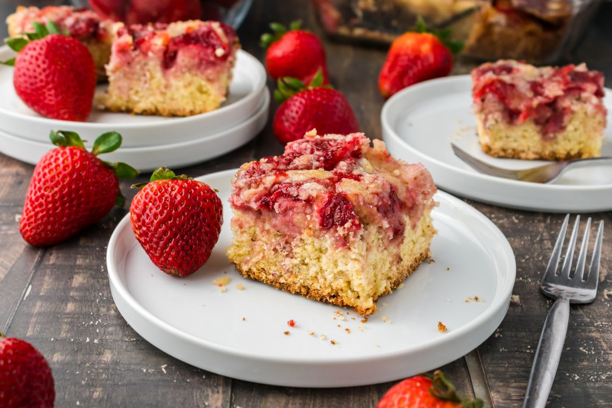 Strawberry Coffee Cake