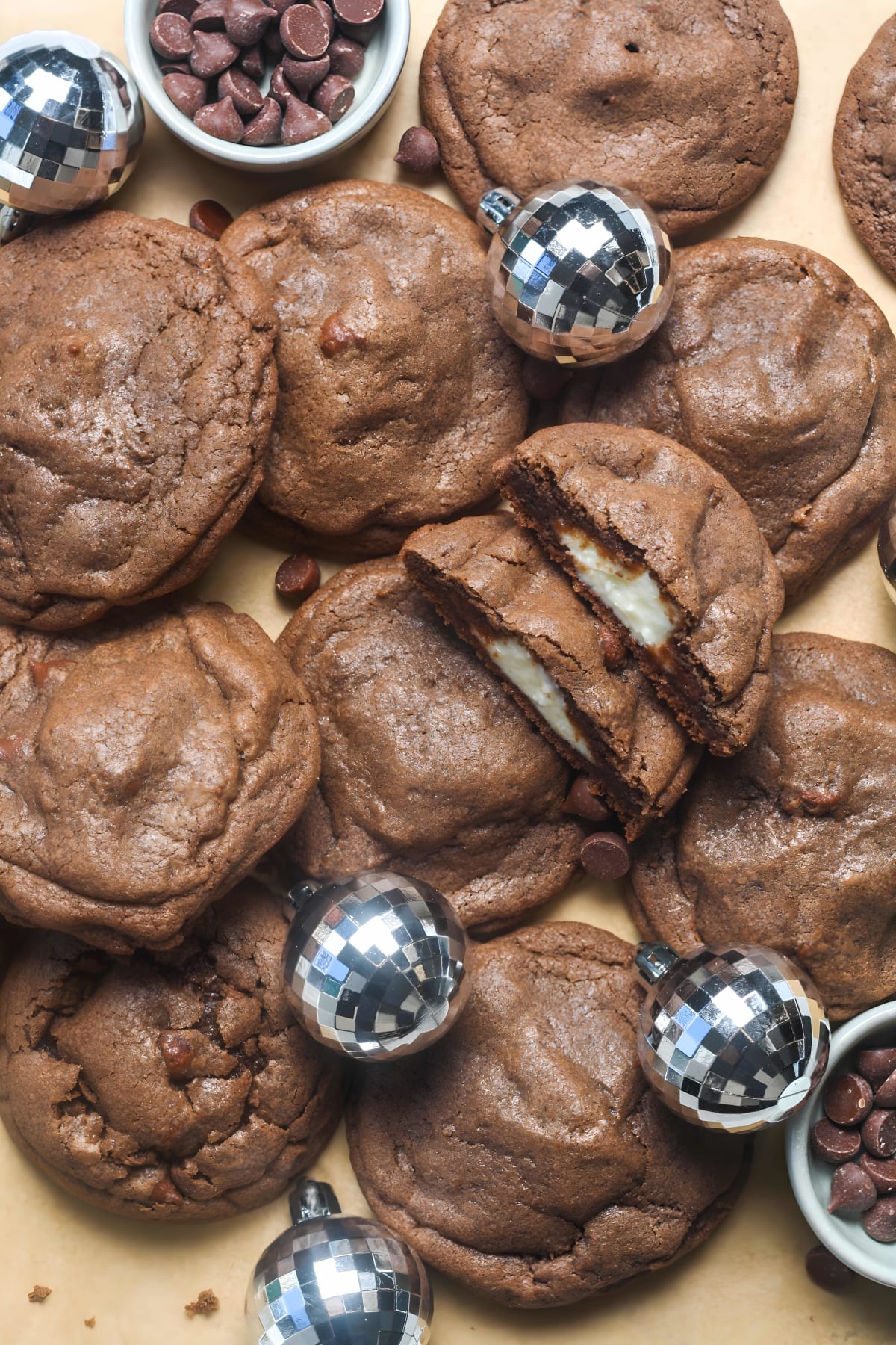 Chocolate Cheesecake Cookies