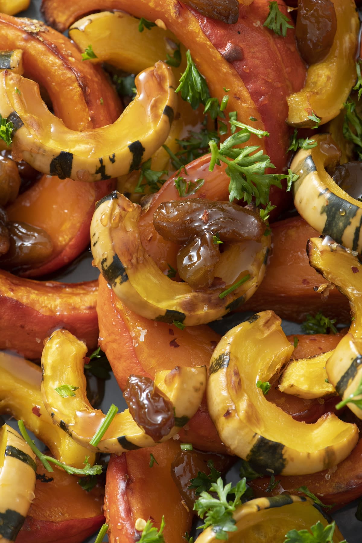 Sweet and Sour Roasted Squash