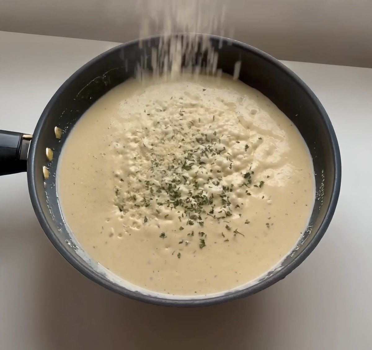 Boursin Cream Rotini with Crispy Prosciutto