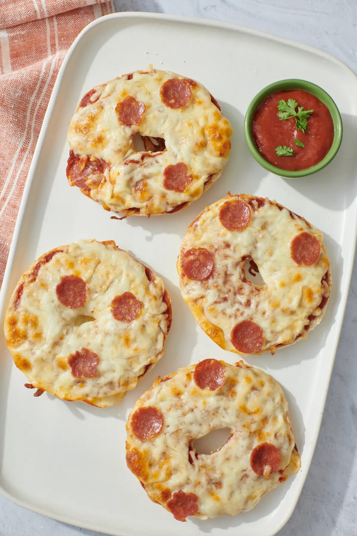 Homemade Pizza Bagels