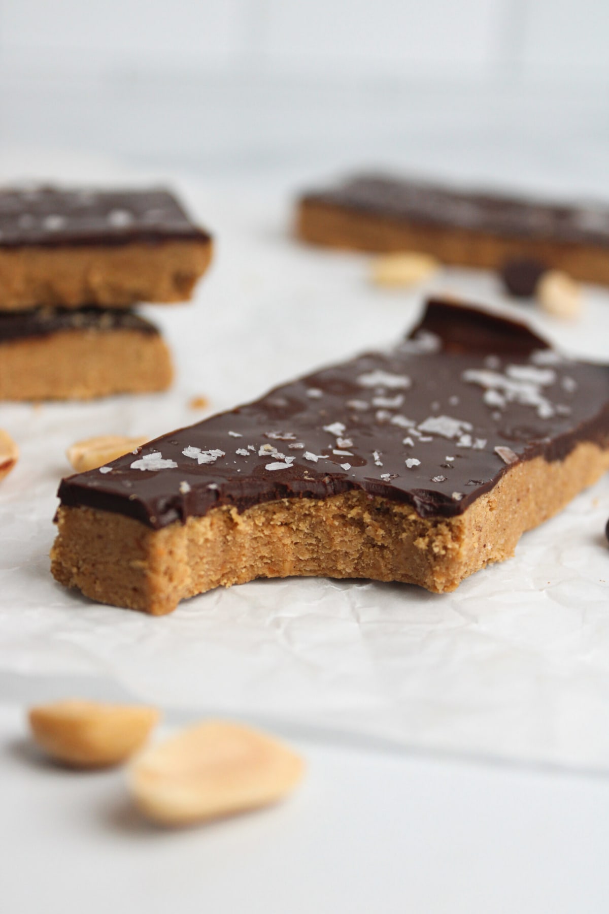 Chocolate Peanut Butter Protein Bars