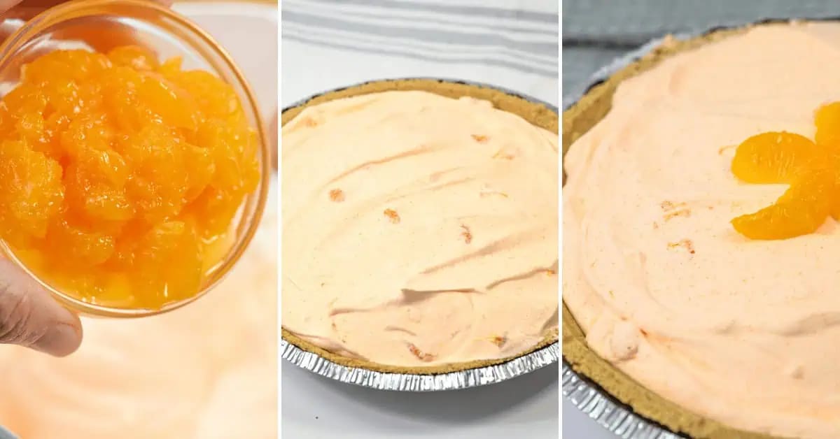 No Bake Orange Pie