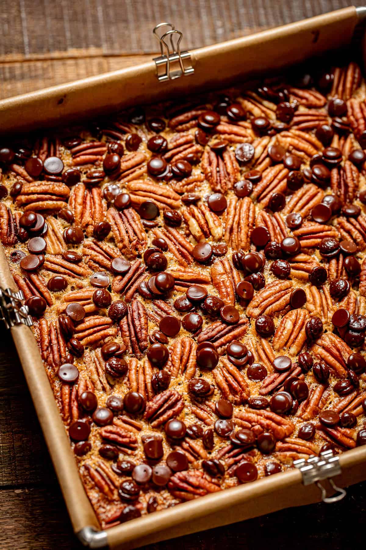 Turtle Pecan Pie Brownies