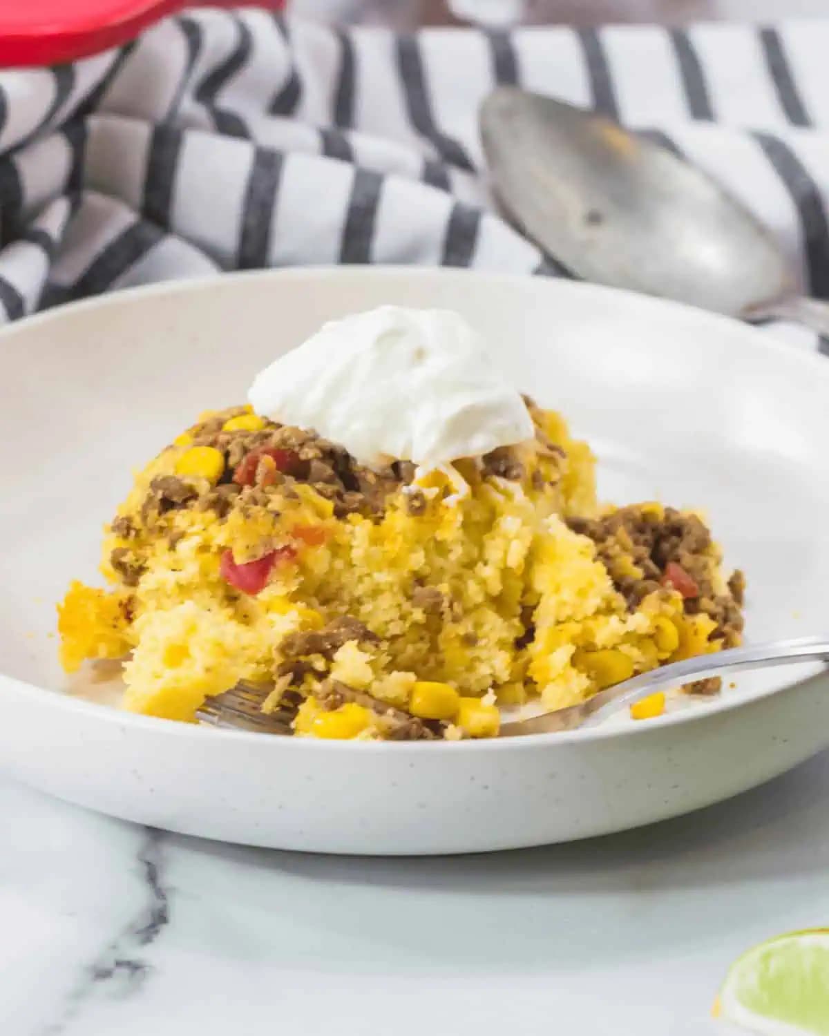 Cowboy Cornbread Casserole