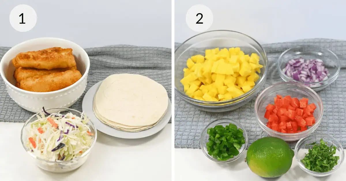 Fish Tacos with Mango Salsa