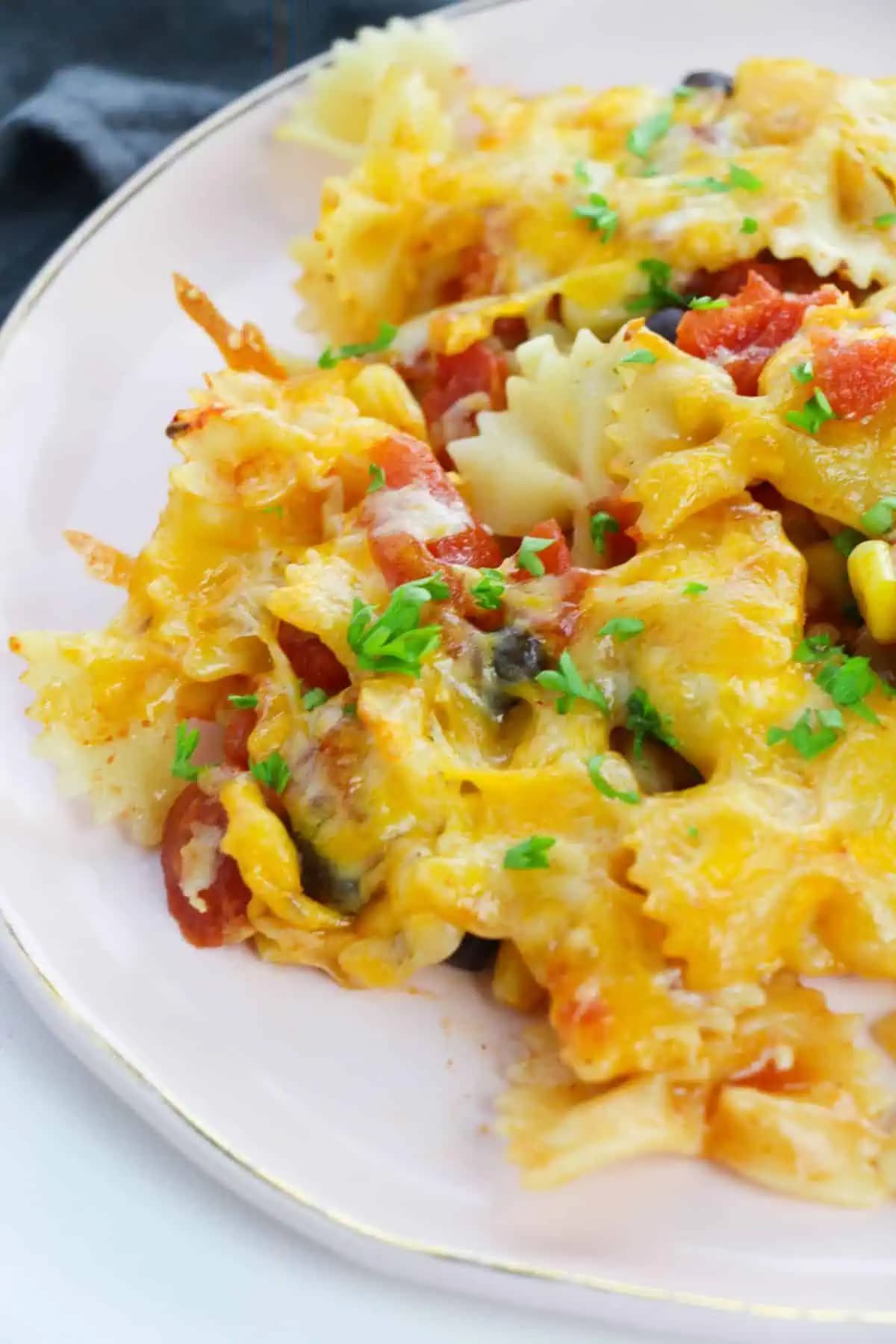 Baked Enchilada Pasta