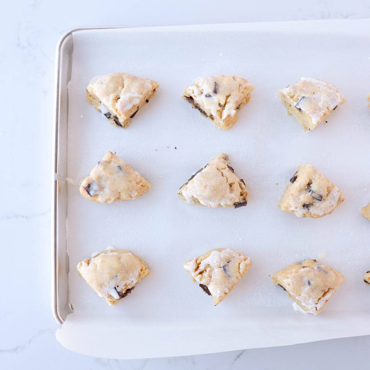 Brown Butter Chocolate Chunk Scones