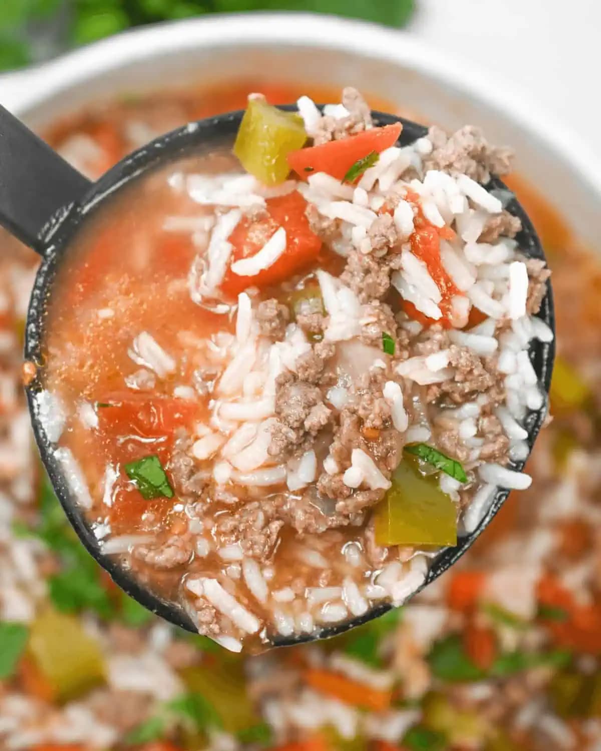 Unstuffed Pepper Soup