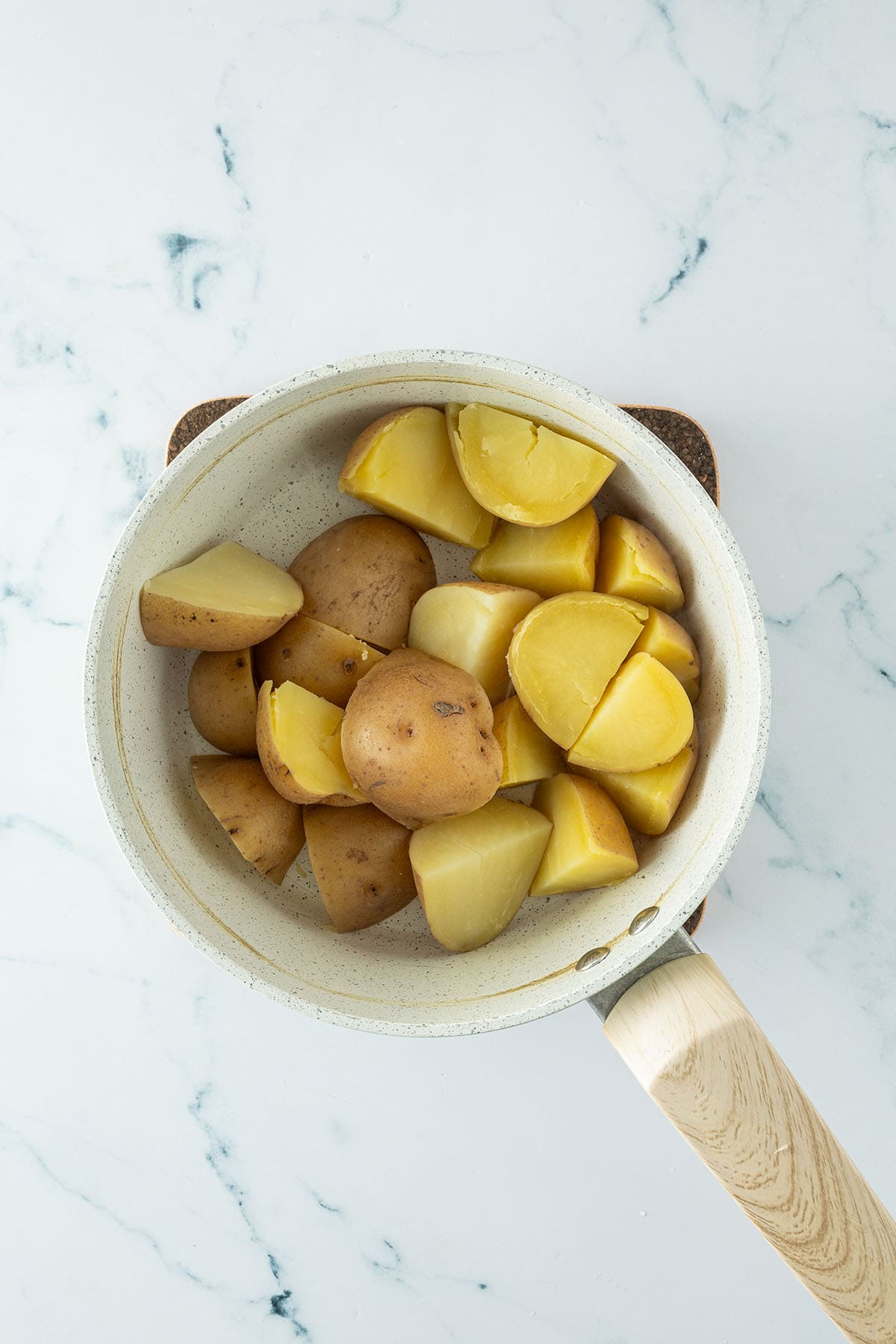 Crispy Smashed Potato Salad