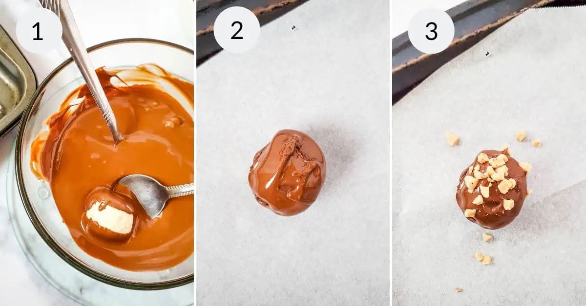 Toffee Cheesecake Bites