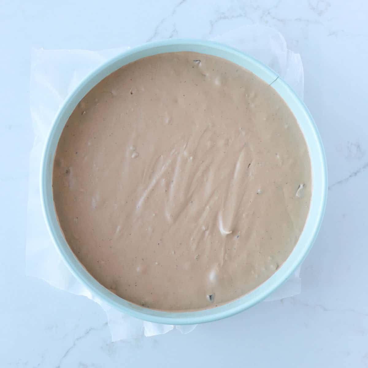 Andes Chocolate Mint Cheesecake (no-bake)