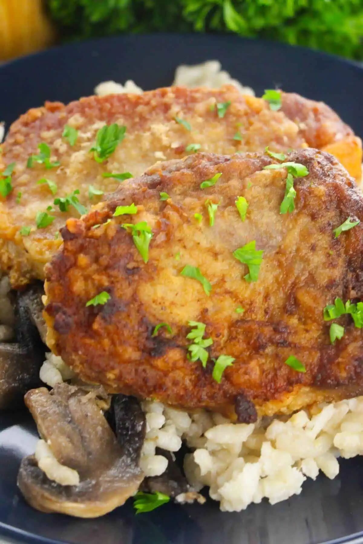 Pan Fried Boneless Pork Chops