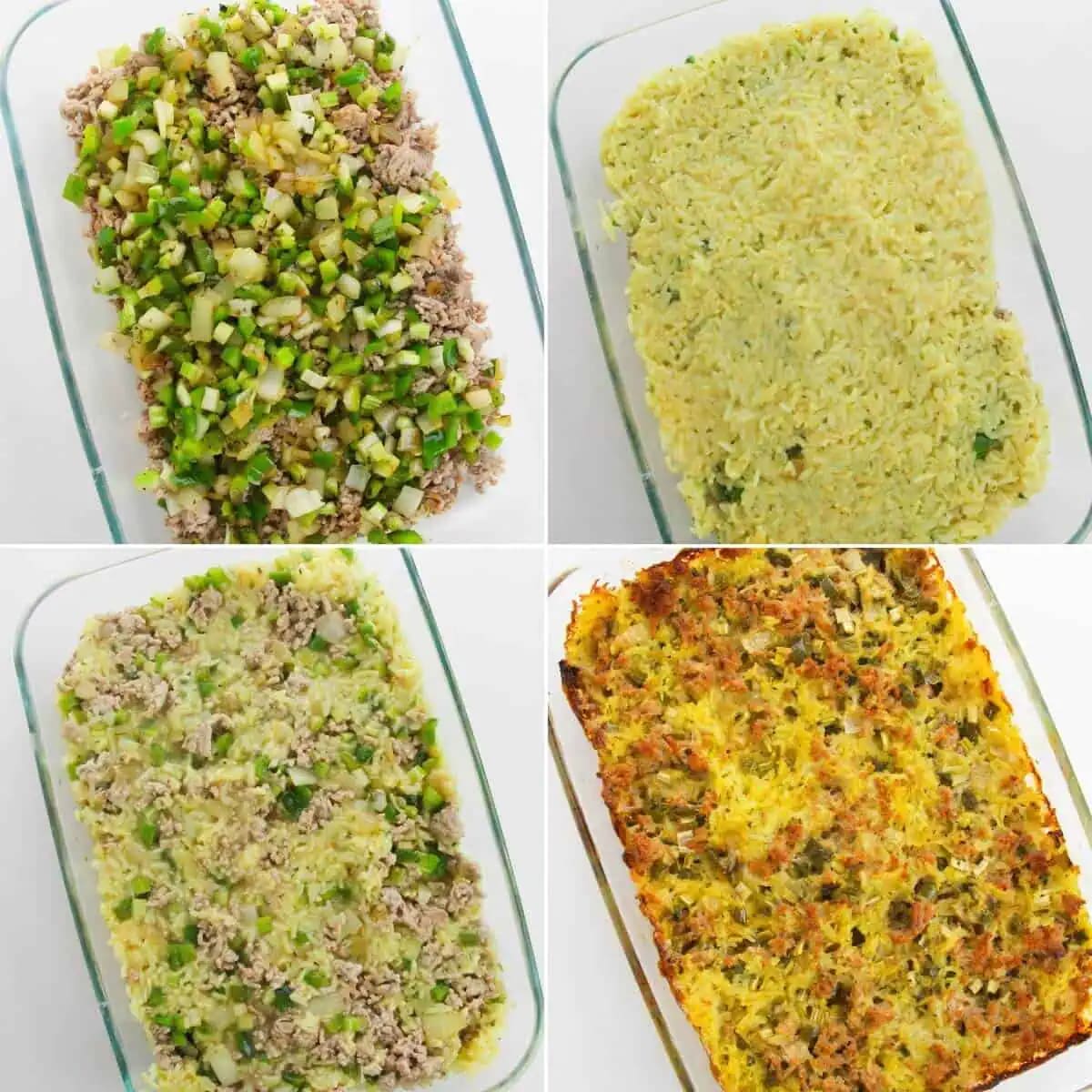 Sausage with Rice Casserole (St. Paul’s Rice)