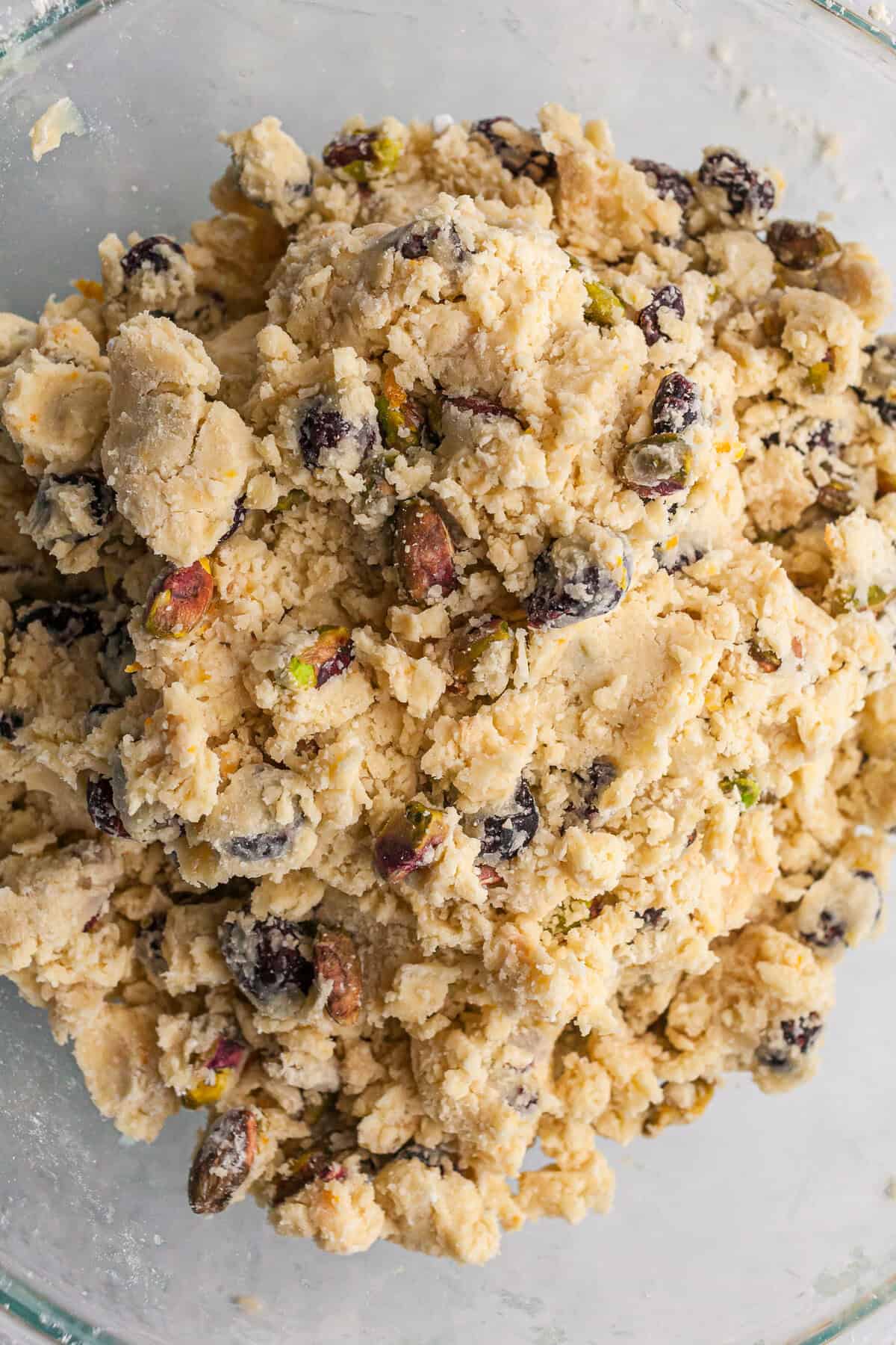 Cranberry and Pistachio Shortbread