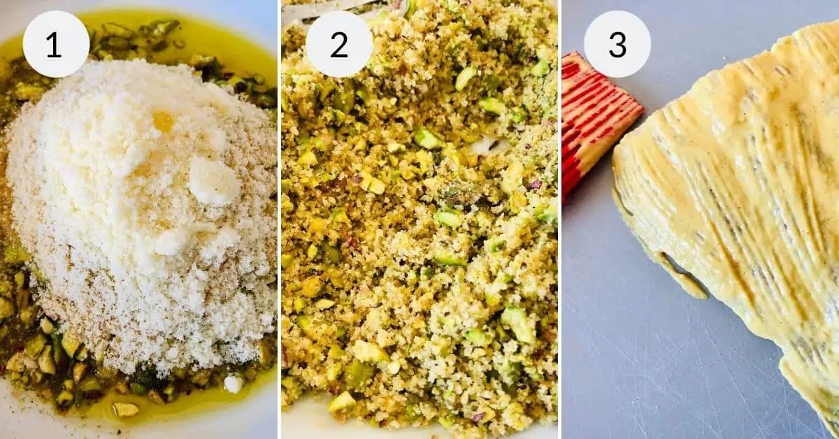 Air Fryer Halibut with Pistachio Crust