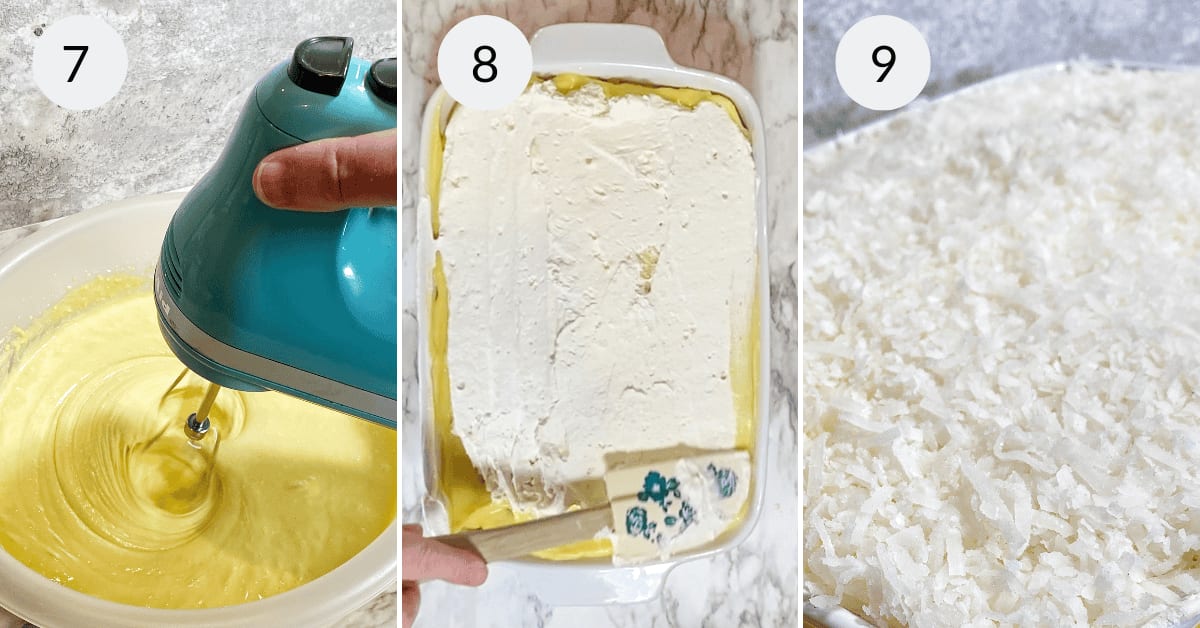 Pineapple Coconut Poke Cake