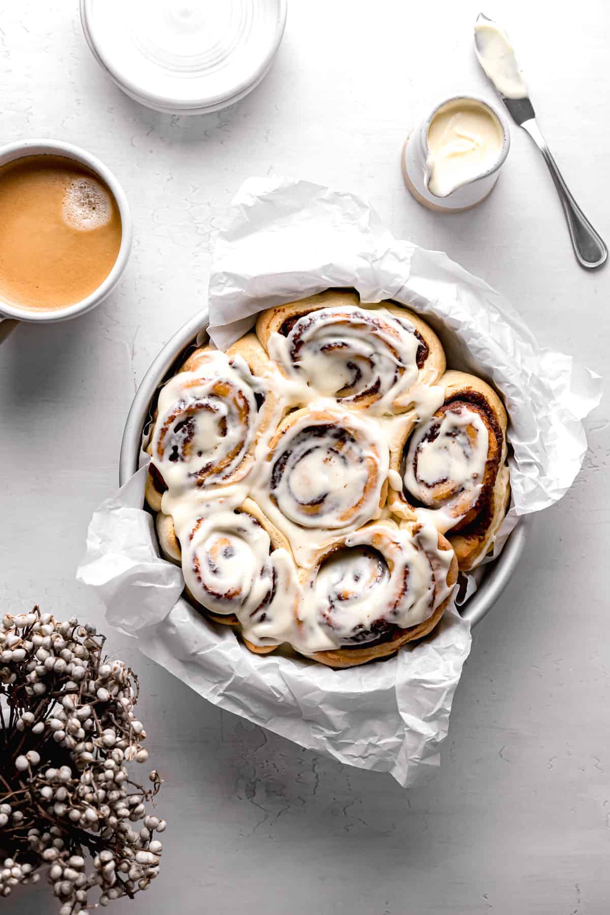 Brown Butter Cardamom Cinnamon Rolls