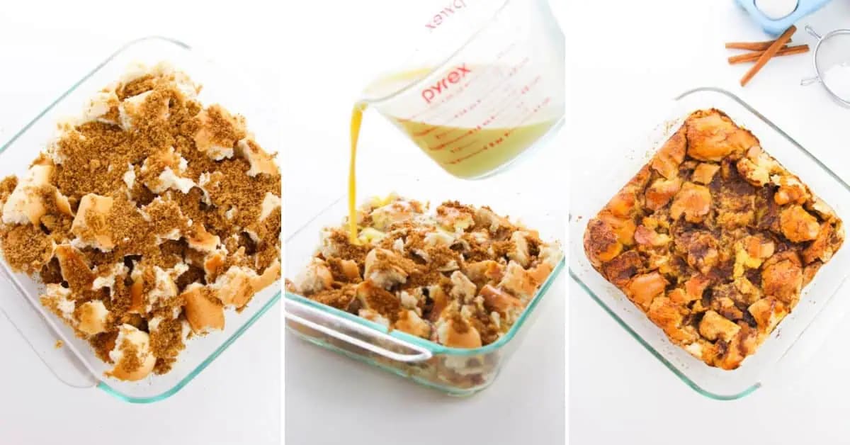 Cinnamon Roll French Toast Bake with Streusel Topping