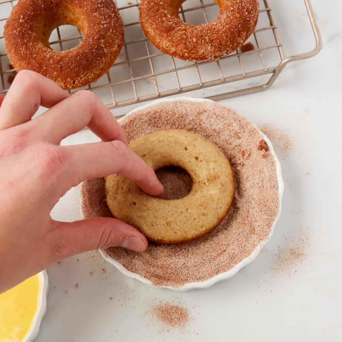 Baked Apple Cider Donuts