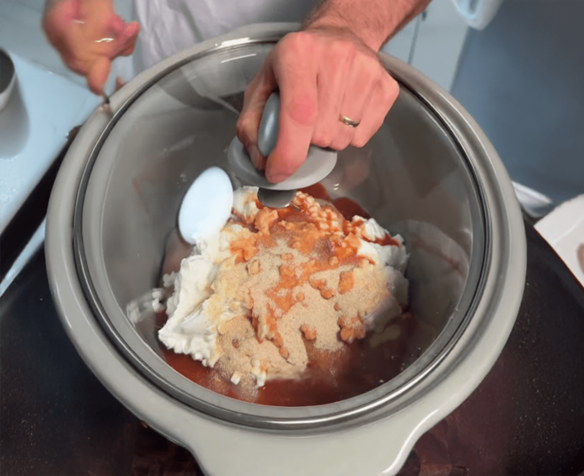 High Protein Buffalo Chicken Dip