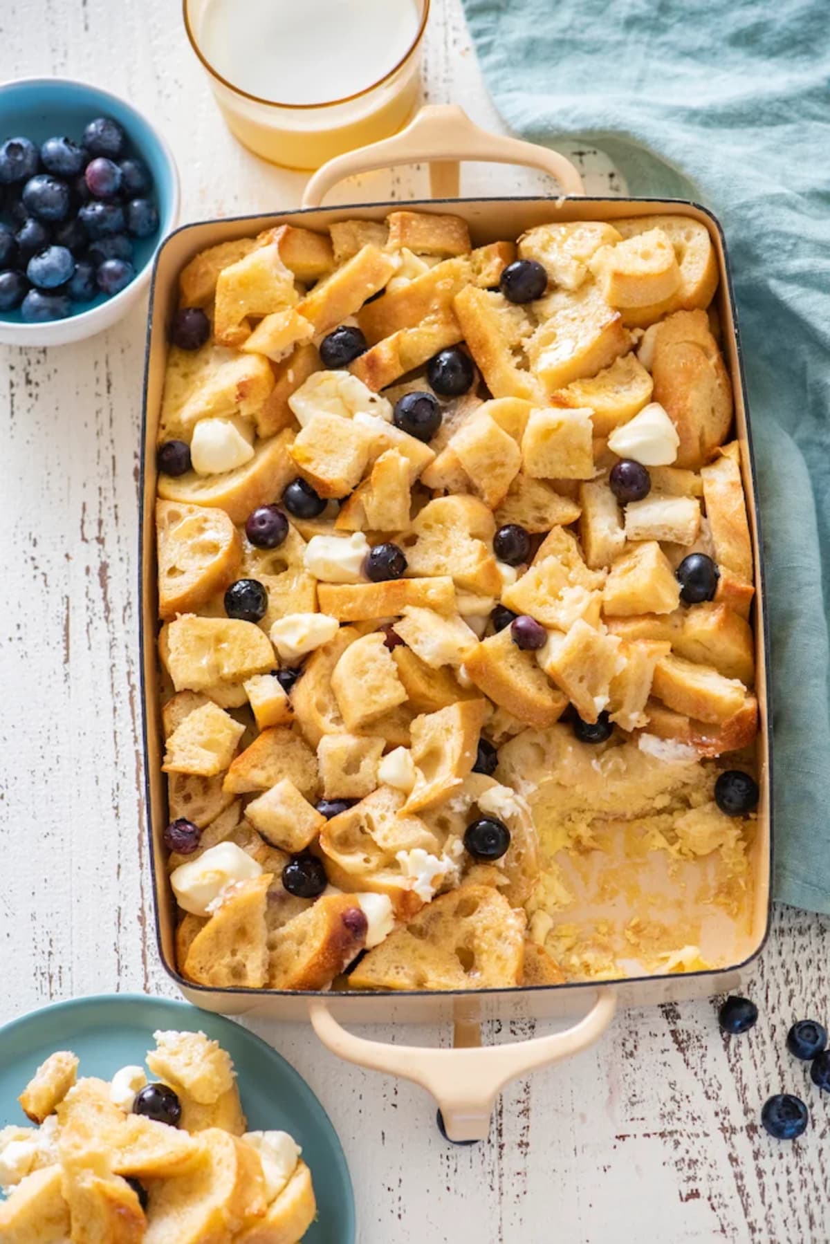 Blueberry Cream Cheese French Toast