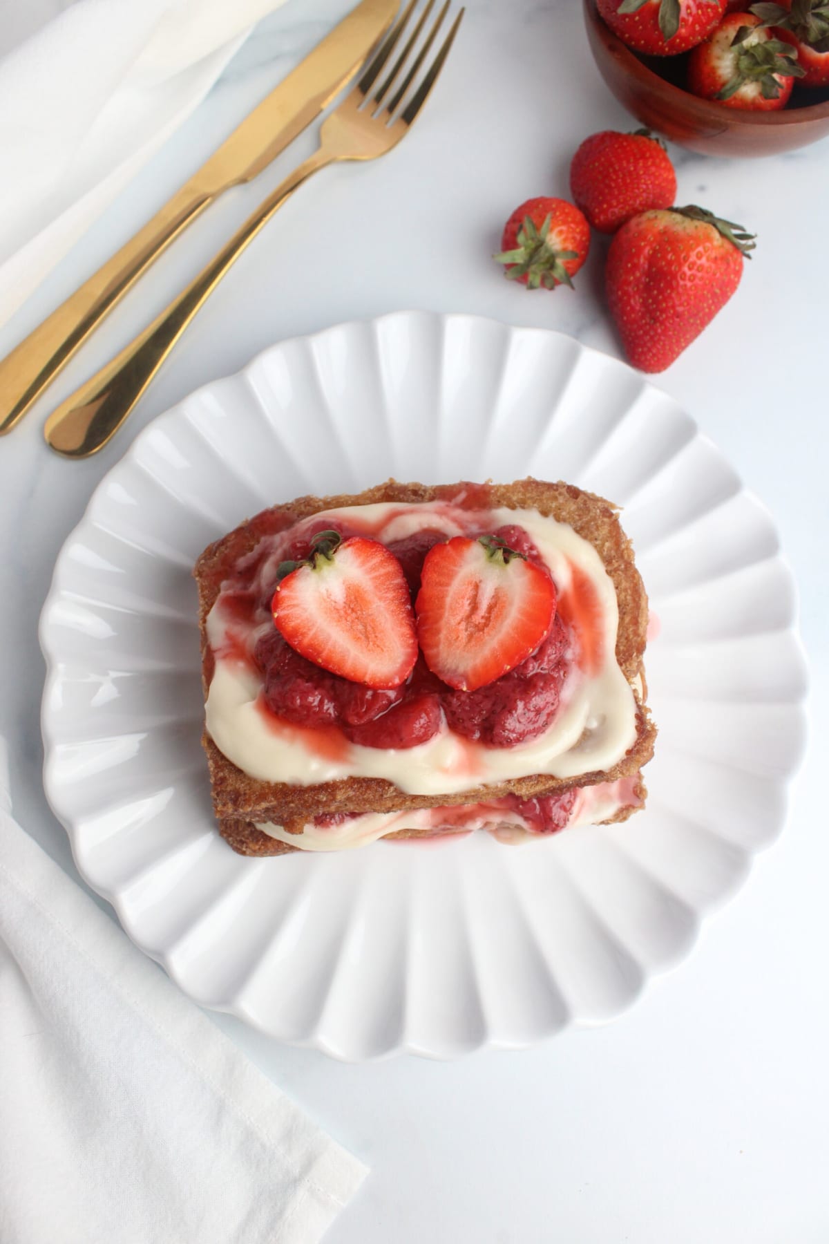 Strawberry Cheesecake French Toast