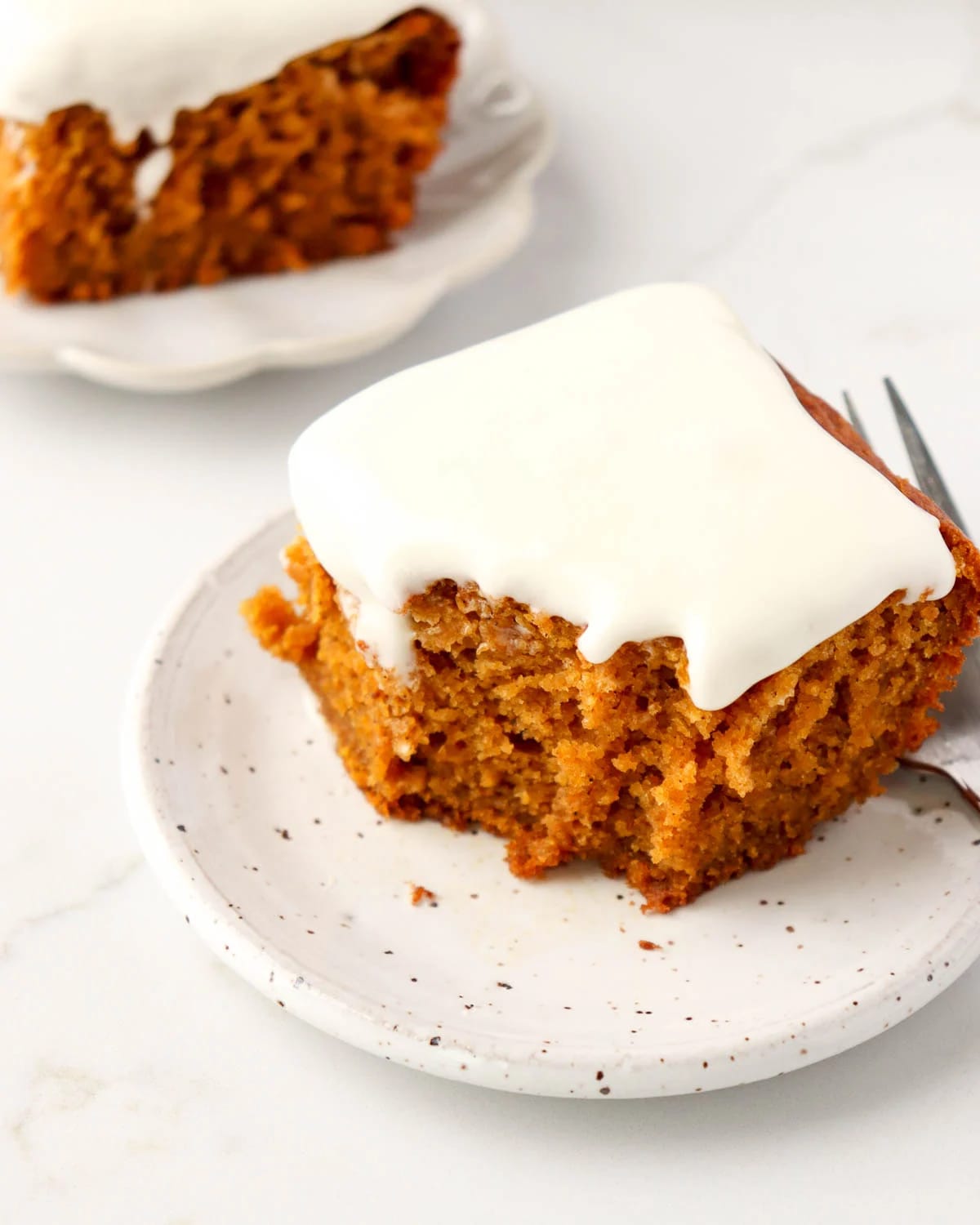 Pumpkin Cake with Cream Cheese Icing