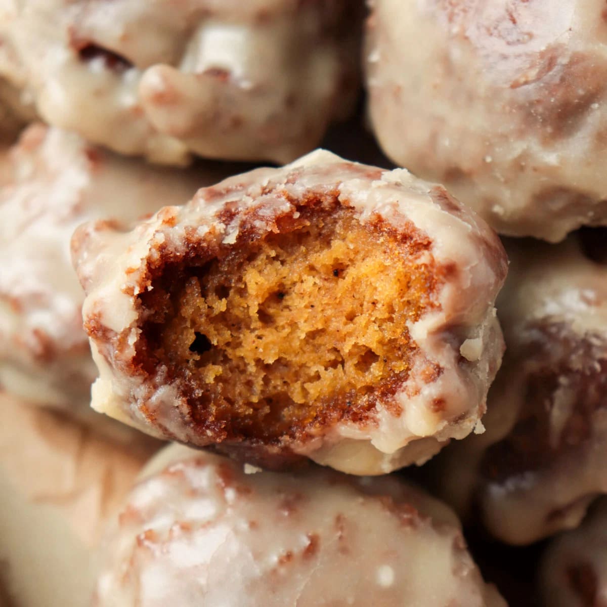 Glazed Pumpkin Fritters