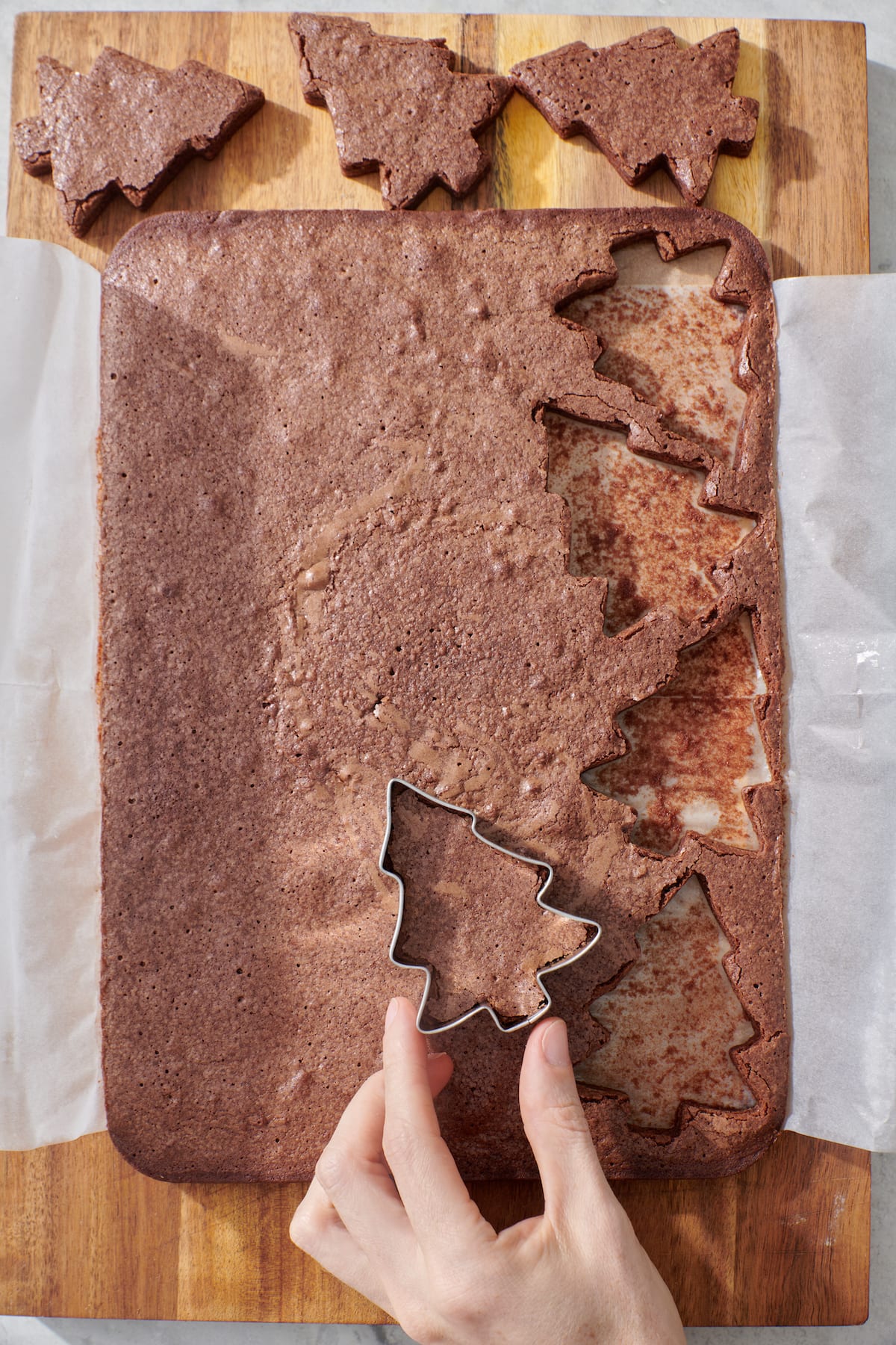 Christmas Tree Brownies