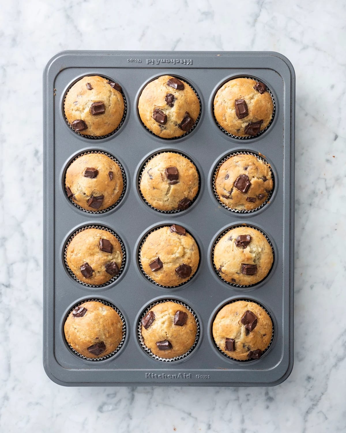 Banana Chocolate Chip Muffins