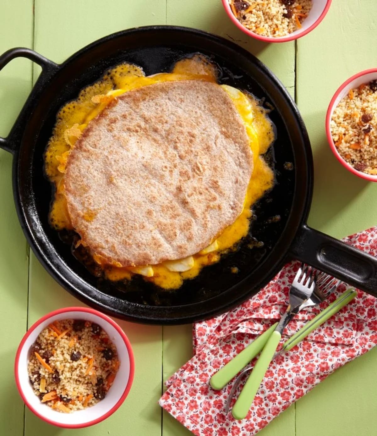 Apples Honey Cheese Quesadilla