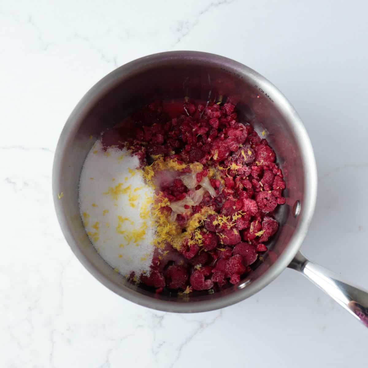 No-Bake Lemon Raspberry Cheesecake