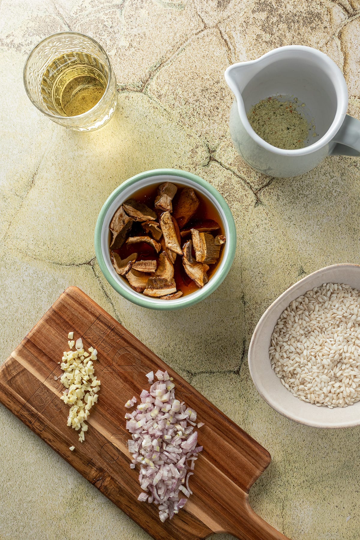 Simple Porcini Mushroom Risotto
