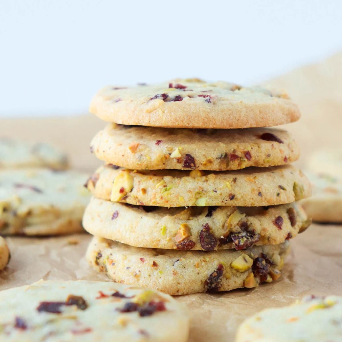 Cranberry Pistacchio Slice and Bake Cookies
