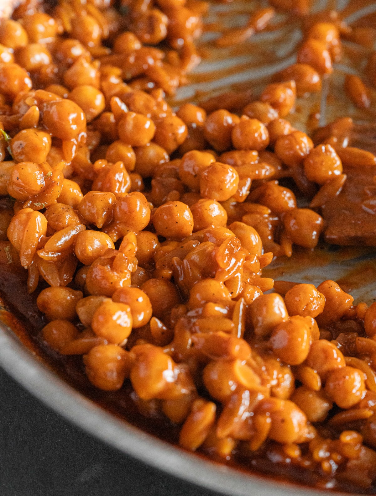 Creamy Gochujang Butter Chickpea Orzo